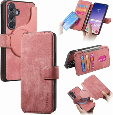 Produktbild von Samsung Galaxy S25 Hülle - CaseNeo 2-in-1 Klapphülle & Back Cover - Rosa