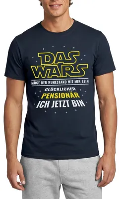 Produktbild von Spreadshirt Glücklicher Pensionär Lustiger Ruhestand Spruch Männer T-Shirt, S, Navy