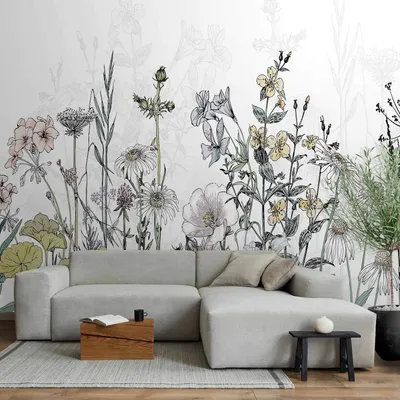 Produktbild von Vlies Fototapete - Meadow Of Memories 300x210 cm Blumen b-A-0702-a-a