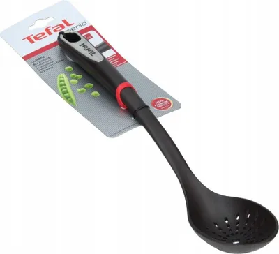 Produktbild von Tefal Ingenio Gemüselöffel 40 cm K20603, Thermoplast, Schwarz, 220 °C, Thermoplastischer Gummi (TPR), China, 73,6 mm