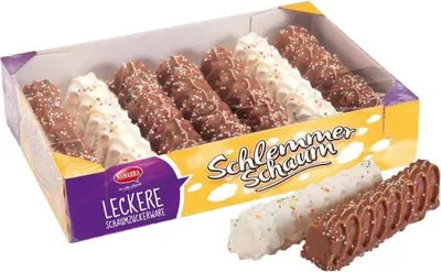 Produktbild von Nawarra 7er Schlemmer Schaum Wellen mit kakaohaltiger Fettglasur 300g