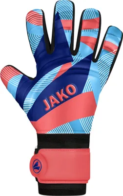A single goalkeeper glove shown from the front.