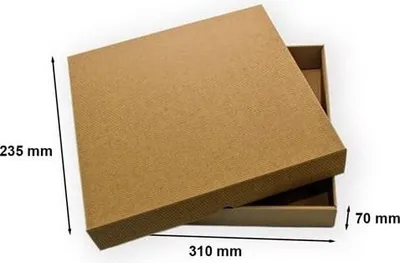Zdjęcie produktu dla Karton Fasonowy Karbowany Z Wiekiem 310x235x70mm EKO Opakowanie Gabaryt A
