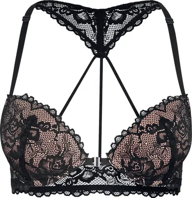 Produktbild von LASCANA Push-up-BH schwarz-toffee Größe 75 Cup C