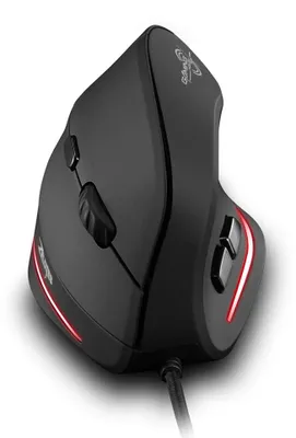 Produktbild von zelotes Vertikale Ergonomische Maus,3200DPI,6 Tasten,USB Optische Maus mit Kabel für Laptop,Desktop,Mac,Vorbeugung Gegen Mausarm
