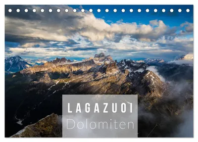 Produktbild von Lagazuoi Dolomiten (Tischkalender 2027 DIN A5 quer), CALVENDO Monatskalender