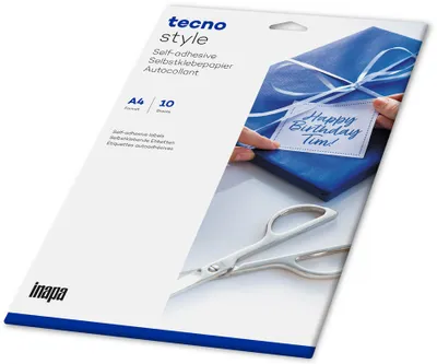 Produktbild von tecno style Selbstklebepapier DIN A4 10Blatt
