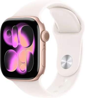 Produktbild von Apple Watch Series 11 GPS Cellular 42 mm Smartwatch mit Aluminiumgehäuse Sportfunktionen Schlafanalyse Gesundheitstracking