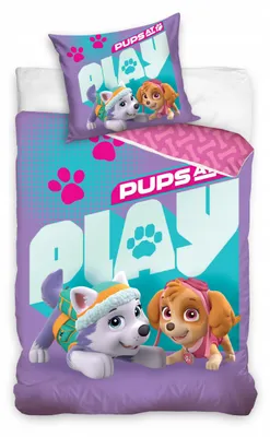 Produktbild von Carbotex Paw Patrol Bettwäsche Skye Everest Wendbar Baumwolle