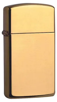 Produktbild von Zippo Slim, Flame, Piezo, Messing