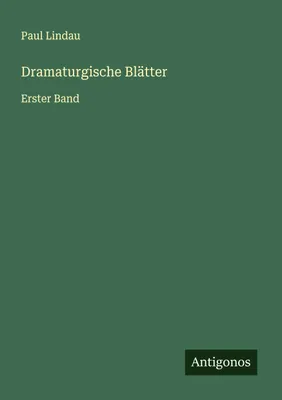 Produktbild von Dramaturgische Blätter