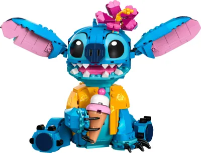 Produktbild von LEGO ǀ Disney Stitch, Bau- und Spielset für Kinder, Figur mit Eiswaffel, Spielzeug, kreatives Set zum Bauen, ideales Geschenk für Mädchen, Jungen und alle Fans der Kinoerfolgs Lilo & Stitch 43249