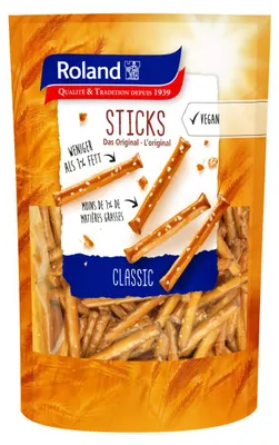 Produktbild von Roland Sticks Classic gesalzen 100 g / Laugengebäck