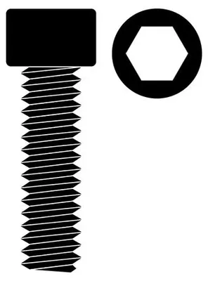 Produktbild von Stahl Schrausuben M2 x 12 mm - Innerenskant ZylinderKopf - 10 ST C