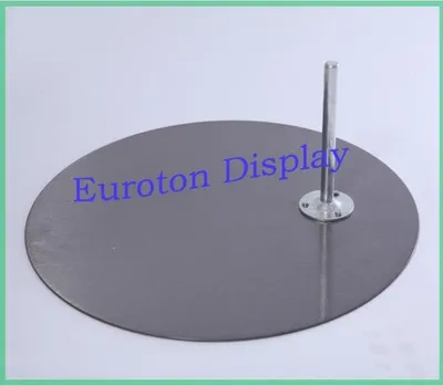 Produktbild von R35 Eurotondisplay Metallplatte für Schaufensterpuppen Silber Edelstahl Metall