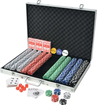 Immagine prodotto di Set da Poker con 1000 Chips Alluminio