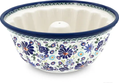Produktbild von Original Bunzlauer Keramik Gugelhupf-Backform Ø=27cm H=12cm 2 Liter Design DU126