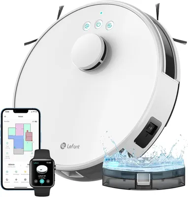 Immagine prodotto di Aspirapolvere robotizzato - Aspirapolvere robotizzato con funzione lavapavimenti - Aspirapolvere automatico - Aspirapolvere intelligente - Robot lavapavimenti