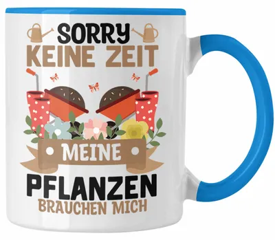 Produktbild von Hobby Gärtner Tasse Geschenk Hobbygärtner Geburtstag Geschenk für Garten Liebhaber (Blau)