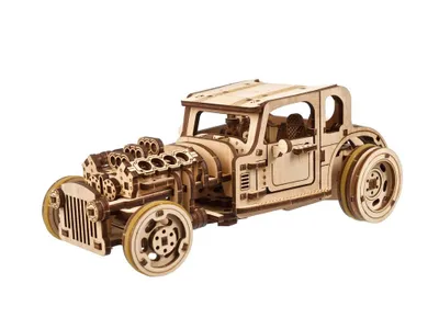 Obrázek produktu pro 3D dřevěné mechanické puzzle The Hot Rod Furious