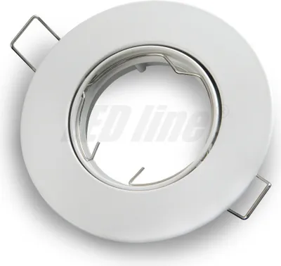 Produktbild von LED-line Einbaustrahler Ø92mm max. 35W Spot schwenkbar IP20 Downlight rund weiß matt