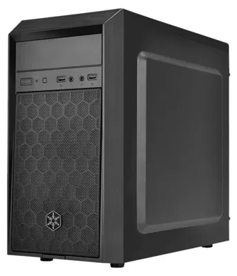 Zdjęcie produktu dla Silverstone PS16, Tower, PC, Czarny, micro ATX, Mini-ITX, Plastik, Stal, 16,5 cm