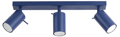 Produktbild von Plafond RING 3 ultramarin 3xGU10 10W Stahl 16x6x45cm Sollux Lighting