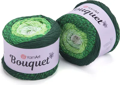 Obrázek produktu pro Bavlněná příze YarnArt Bouquet 720, ombre, 250g/500m, ideální pro dětské a letní projekty