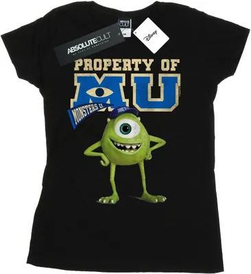 Produktbild von Disney - "Monsters University Property Of MU" T-Shirt für Damen BI34068 (XL) (Schwarz)