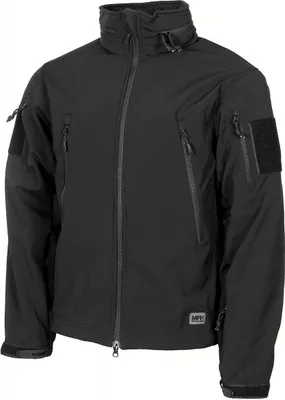 Produktbild von MFH Professional Soft Shell Jacke, "Scorpion", schwarz