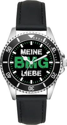Produktbild von KIESENBERG Herrenuhr Armbanduhr Gladbach Mönchengladbach Geschenk Fan Artikel Zubehör Fanartikel Analog Quartz Uhr L-6314