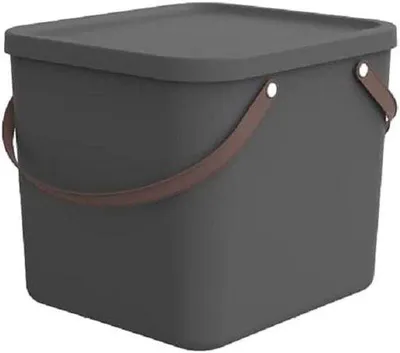 Obrázok produktu pre Plastová úložná krabica s objemom 40 litrov a vekom (40,0 x 40,0 x 34,0 cm)