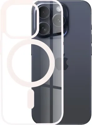 Produktbild von Techsuit MagSafe Pro Back Cover Hülle für Apple iPhone 15 Pro - Hellrosa