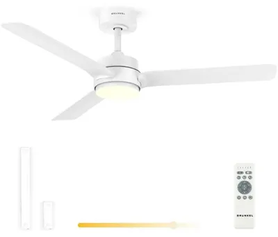 Immagine prodotto di Grunkel SKYEASY47, ventilatore a soffitto, bianco, per montaggio a soffitto, plastica, metallo, 44 dB, 119 cm