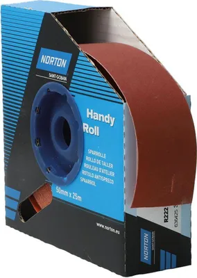 Produktbild von Saint Gobain Norton Clipper Sparrolle R222 50 mmx25 m P320