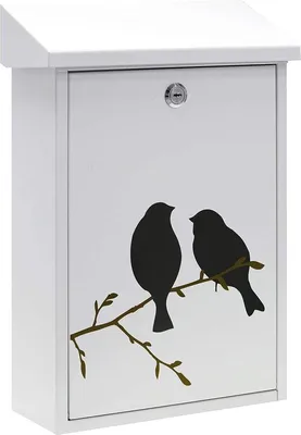 Produktbild von Famanu Briefkasten - Wandbriefkasten mit Regenabdeckung