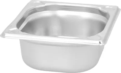 Produktbild von TECHNICA Behälter GN 1/6 65 mm aus Edelstahl | Gastro Container stapelbar | Edelstahlwanne Küche | Hitzebeständig -40 °C bis 300 °C | Gastronorm