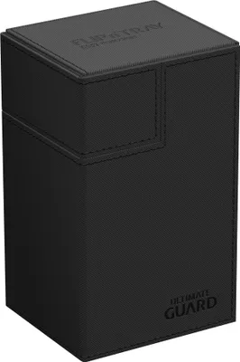 Image de Ostateczna Skrzynka na Karty Ultimate Guard Flip'n'Tray 80+ Xenoskin - Czarna