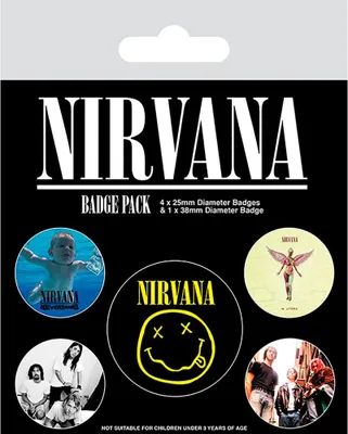 Obrázok produktu pre Sada odznakov Nirvana