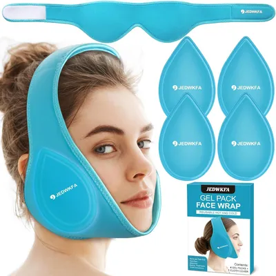 Produktbild von Kühlpads für Weisheitszähne, Gel, 4 Stück, wiederverwendbar, für Zahnextraktion