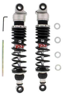 Image de Amortisseur pour Yamaha SR 500 G, année de fabrication 1979-1983, de marque YSS RZ362-320TRL-47-88 - Neuf