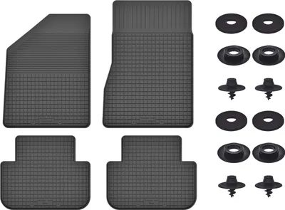 Produktbild von Gummimatten Mit Stoppern Für: Renault Grand Scenic Ii (2003-2009) Schwarz Set