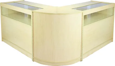 Image de MonsterShop 2 x B1200 CM60 Fusion : mobilier de magasin, comptoir de réception, comptoir de comptoir de caisse, comptoir d'accueil, comptoir en érable