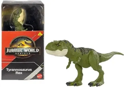 Image de Jurassic World : La Renaissance - Tyrannosaurus Rex 15 cm - Mattel