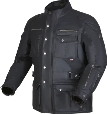 Produktbild von Modeka Matlock Motorrad Wachsjacke, schwarz, M