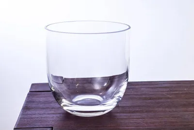Produktbild von INNA-GLAS Runde Dekovase Emma aus Glas, klar, 19cm, Ø19cm - Blumenvase