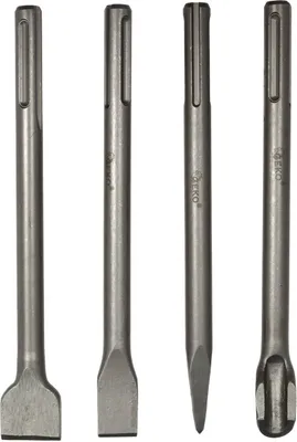 Image de Jeu de burins SDS-MAX 250mm, pointu, plat, bêche, gouge