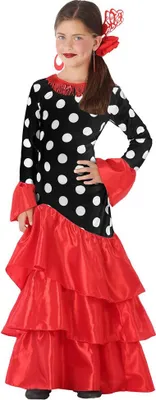 Obrázek produktu pro Atosa Sevillian flamenco girl costume 10-12 let 10-12 let