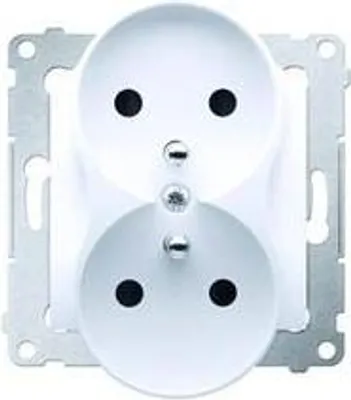 Produktbild von Kontakt-Simon BMGZ2M.01/11, Weiß, Kunststoff, IP20, 250 V, 75 mm, 45 mm