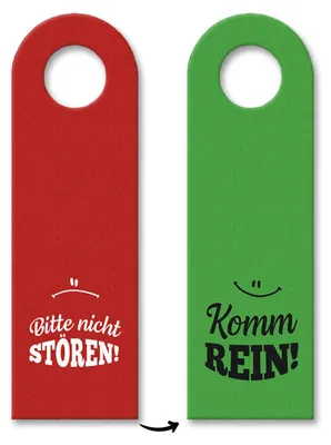 Produktbild von 3x Bitte nicht stören - Komm rein Türhänger Türanhänger Türschild